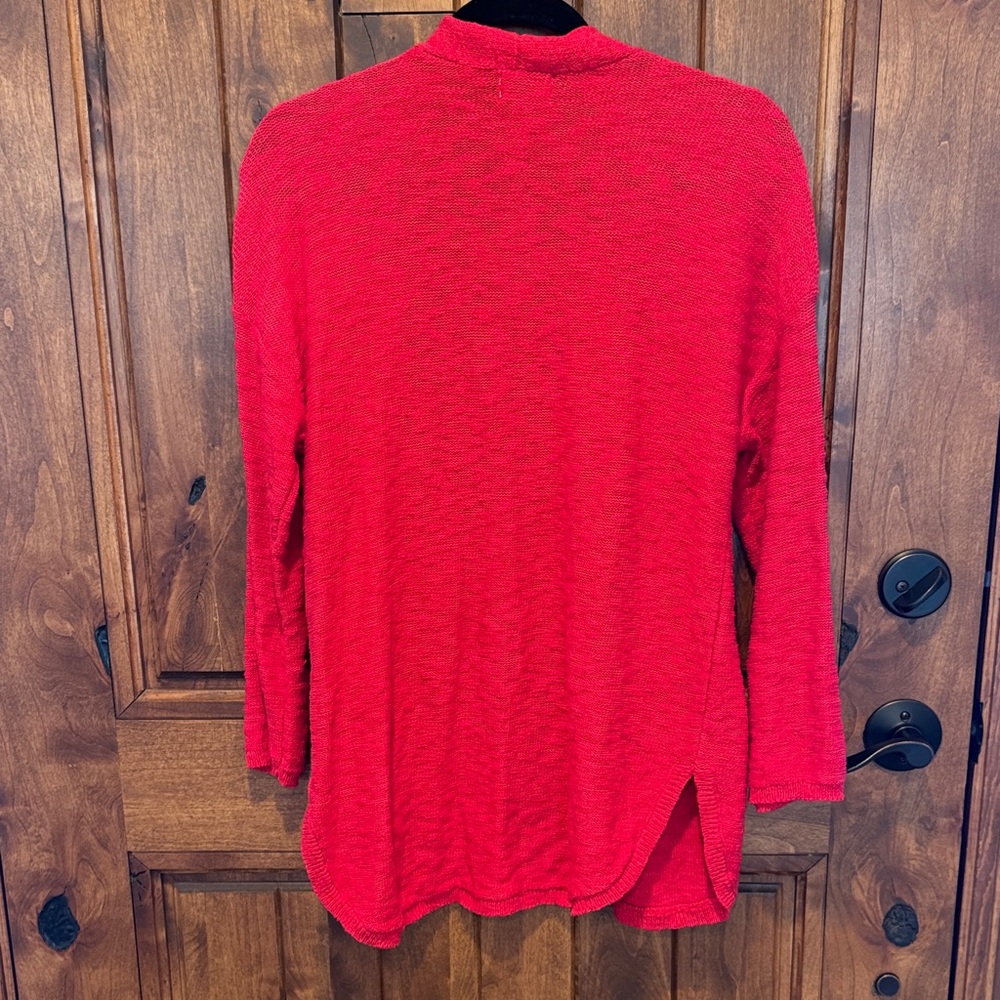 Old Navy Bright Red Open-Front Cardigan - Picture 5 of 6